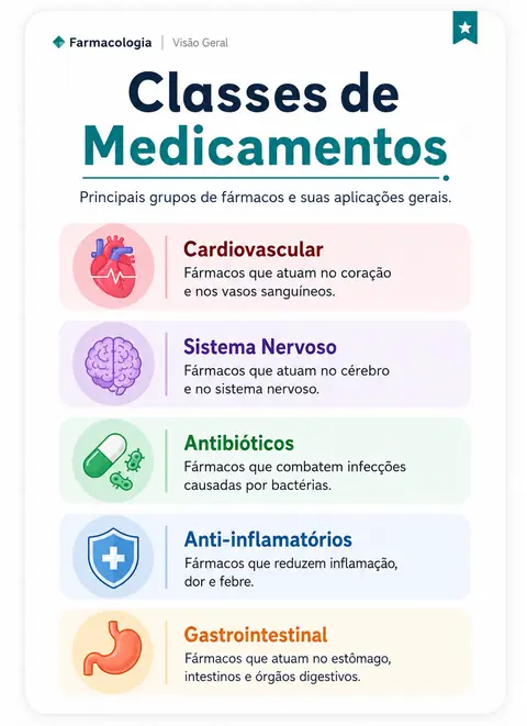 Classes de Medicamentos